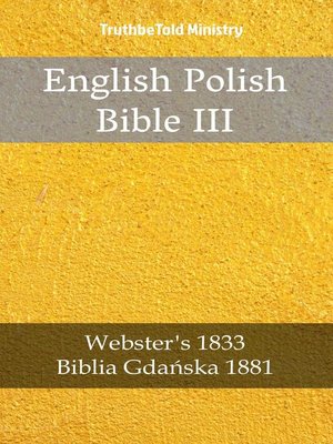 cover image of English Polish Bible III